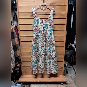 Rolla's Floral Midi Dress Size M NWT